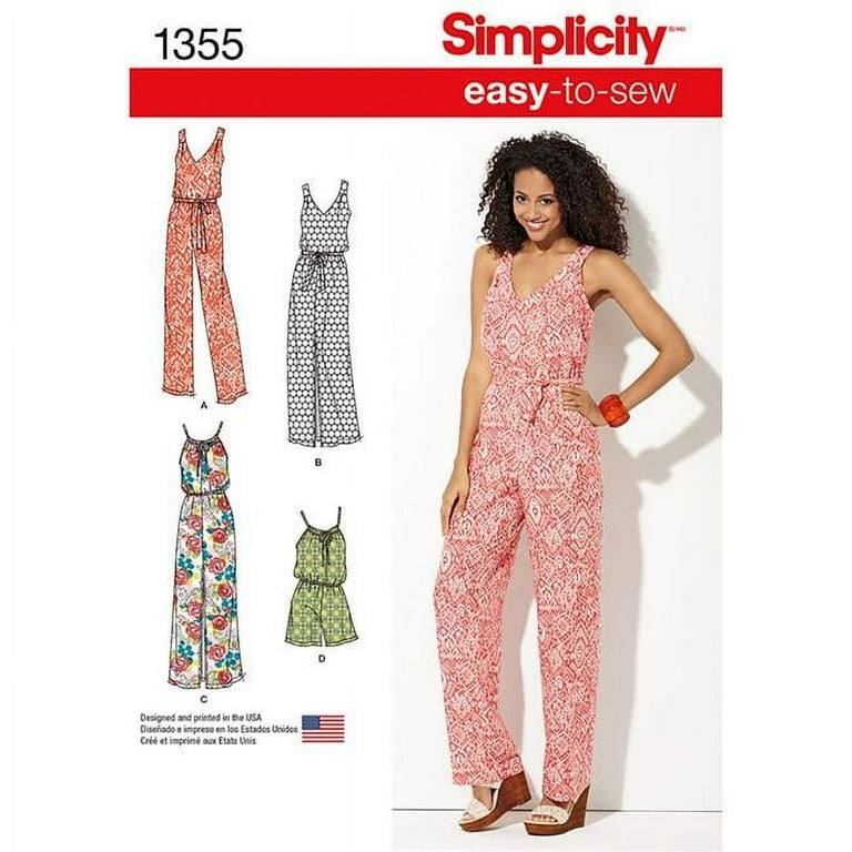 Simplicity Misses' Size XXS-XXL Dresses Pattern, 1 Each - Walmart.com