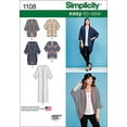 thumbnail image 1 of Simplicity Misses' Size XXS-XXL Kimonos Pattern, 1 Each, 1 of 3