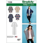 Simplicity Misses' Size XXS-XXL Kimonos Pattern, 1 Each