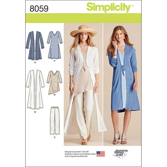 Simplicity Misses' Size XXS-XXL Separates Pattern, 1 Each