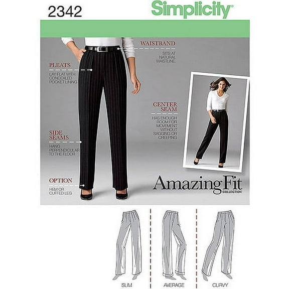 Simplicity Misses' Skirts & Pants Patterns, 1 Each