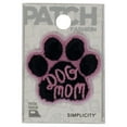 thumbnail image 1 of Simplicity Multicolor Polyester Dog Mom Paw Fashion Iron-on Fashion Applique, 1 of 5
