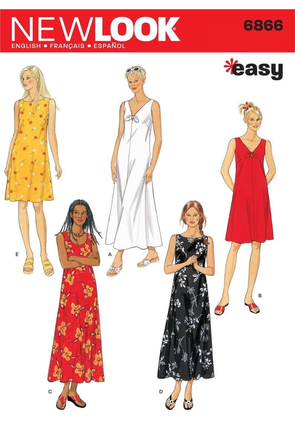 New Look 6866a Sewing Pattern for Creativity and Versatility