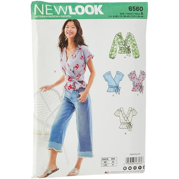 Simplicity New Look Pattern Fabric, per Yard