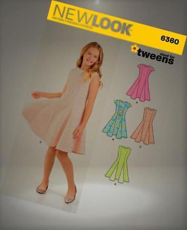  Simplicity New Look Sized for Tweens Easy Pattern 6389
