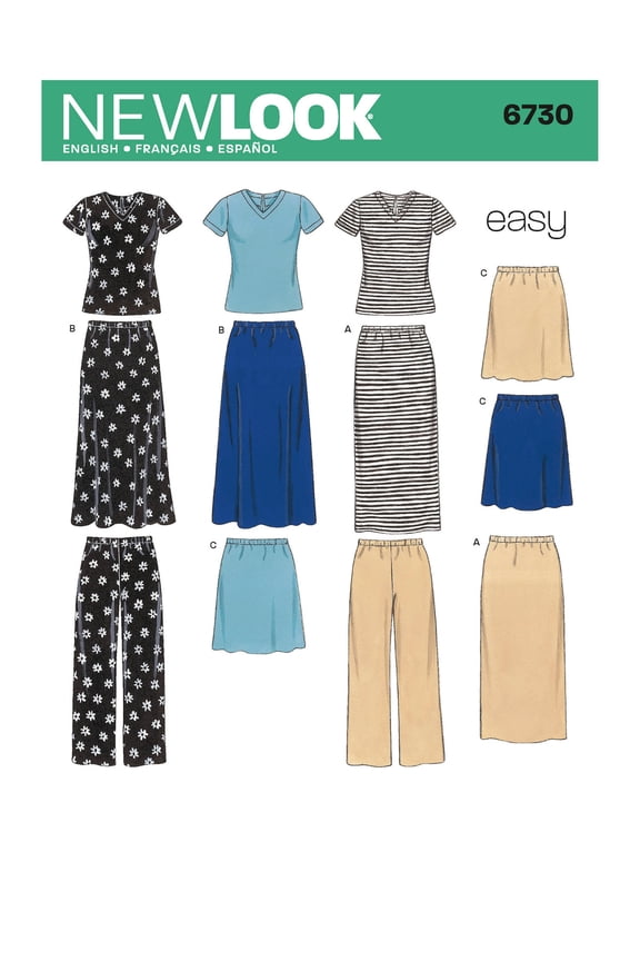 New Look Shirt, Dress & Pants Pattern, 1 Each