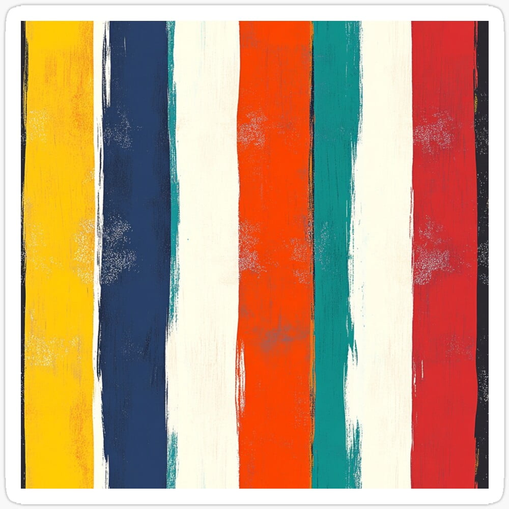 Simplicity Of Primary Colors Sticker Kir-3536 - Walmart.com