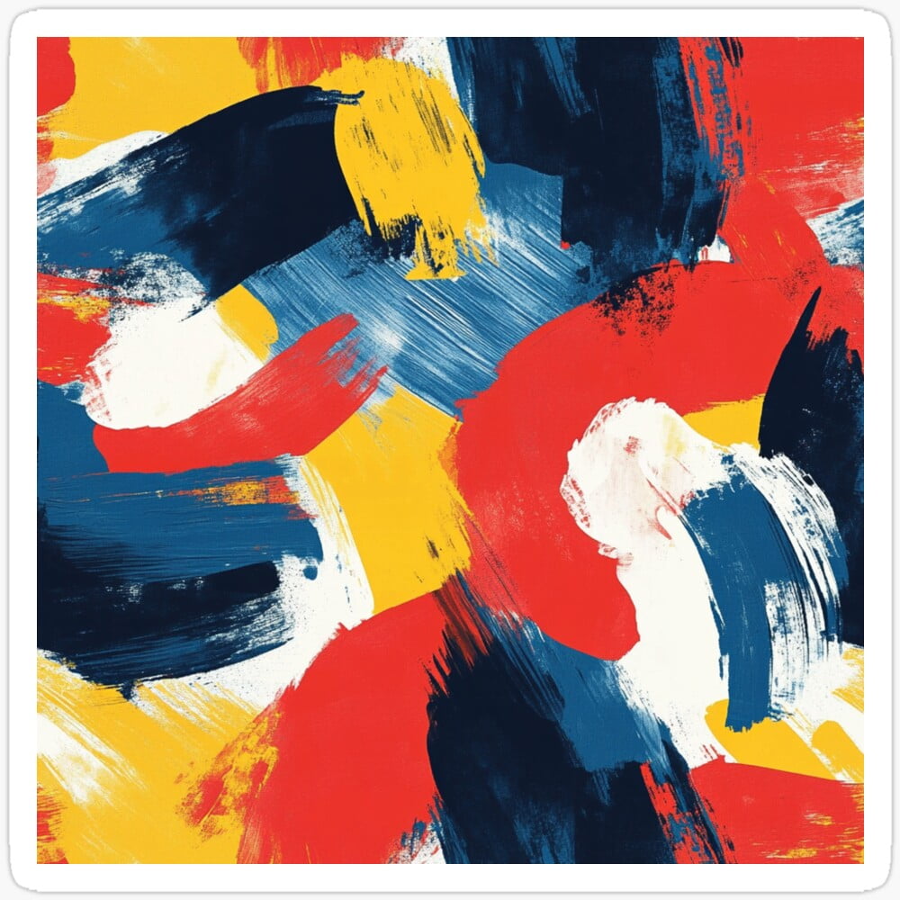 Simplicity Of Primary Colors Sticker Kir-3548 - Walmart.com