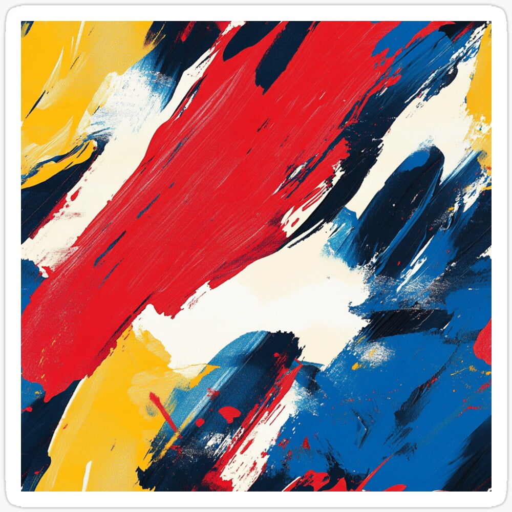 Simplicity Of Primary Colors Sticker Kir-3554 - Walmart.com
