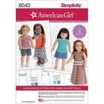 thumbnail image 1 of Simplicity One Size American Girl Doll Clothes Pattern, 1 Each, 1 of 4