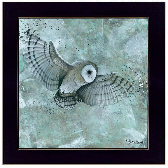 Simplicity Owl by Britt Hallowell Printed Wall Art Wood Multi-Color