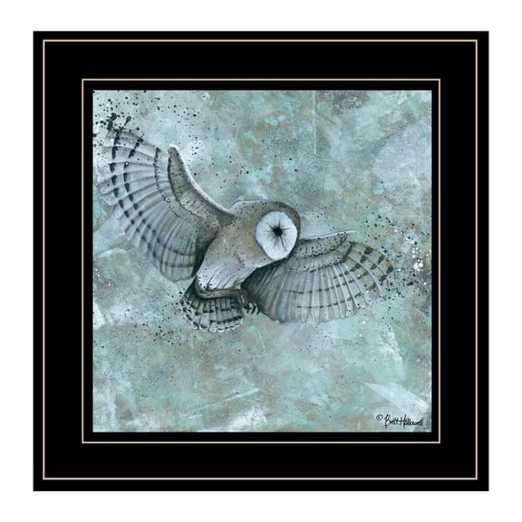 Simplicity Owl by Britt Hallowell Printed Wall Art Wood Multi-Color