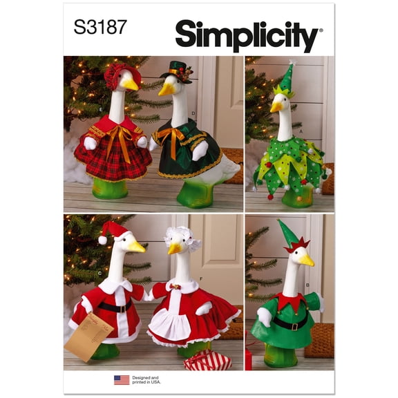 Simplicity Paper Sewing Pattern 3187 - Toys