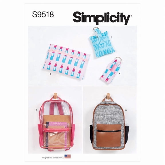Simplicity Paper Sewing Pattern 9518 - Bags