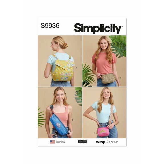 Simplicity Paper Sewing Pattern 9936 - Bags