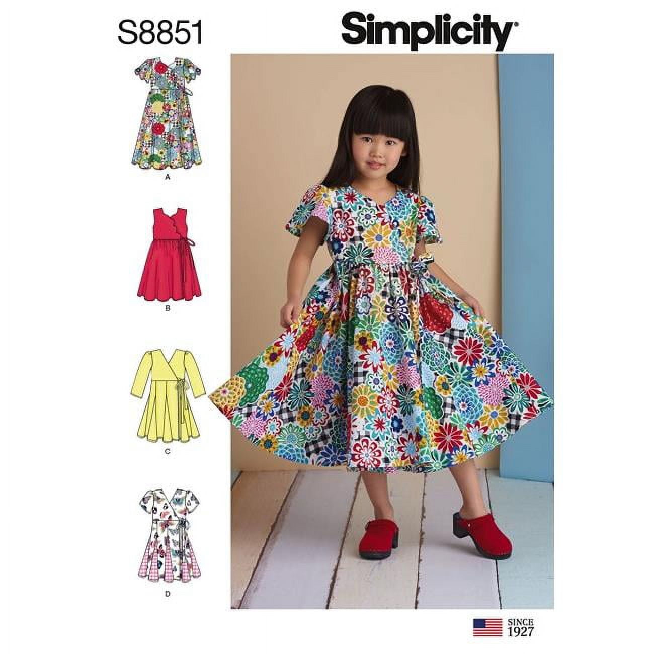 Simplicity Creative Patterns New Look Child's Dress/Top & Leggings Bolero - Sizes 3-8-1103666