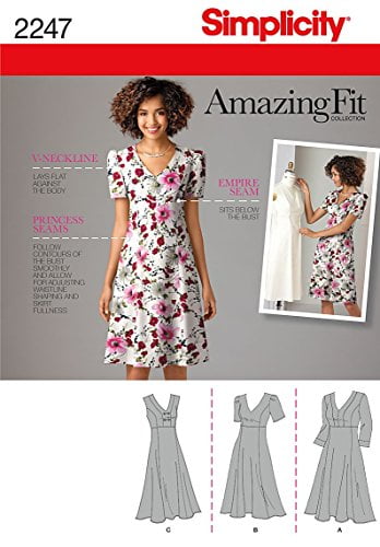 Sved Vestlig Net Simplicity Plus Size 20W-28W Dress Pattern, 1 Each - Walmart.com