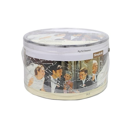 Pop Out Streamers 14/Pkg-Spring Loaded