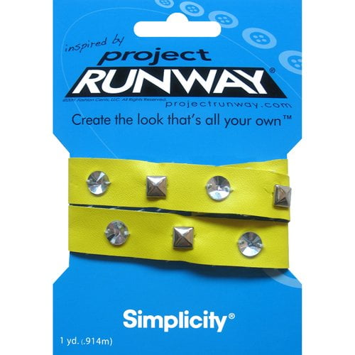 Simplicity Project Runway 1 Yd Leather with Gem Studs
