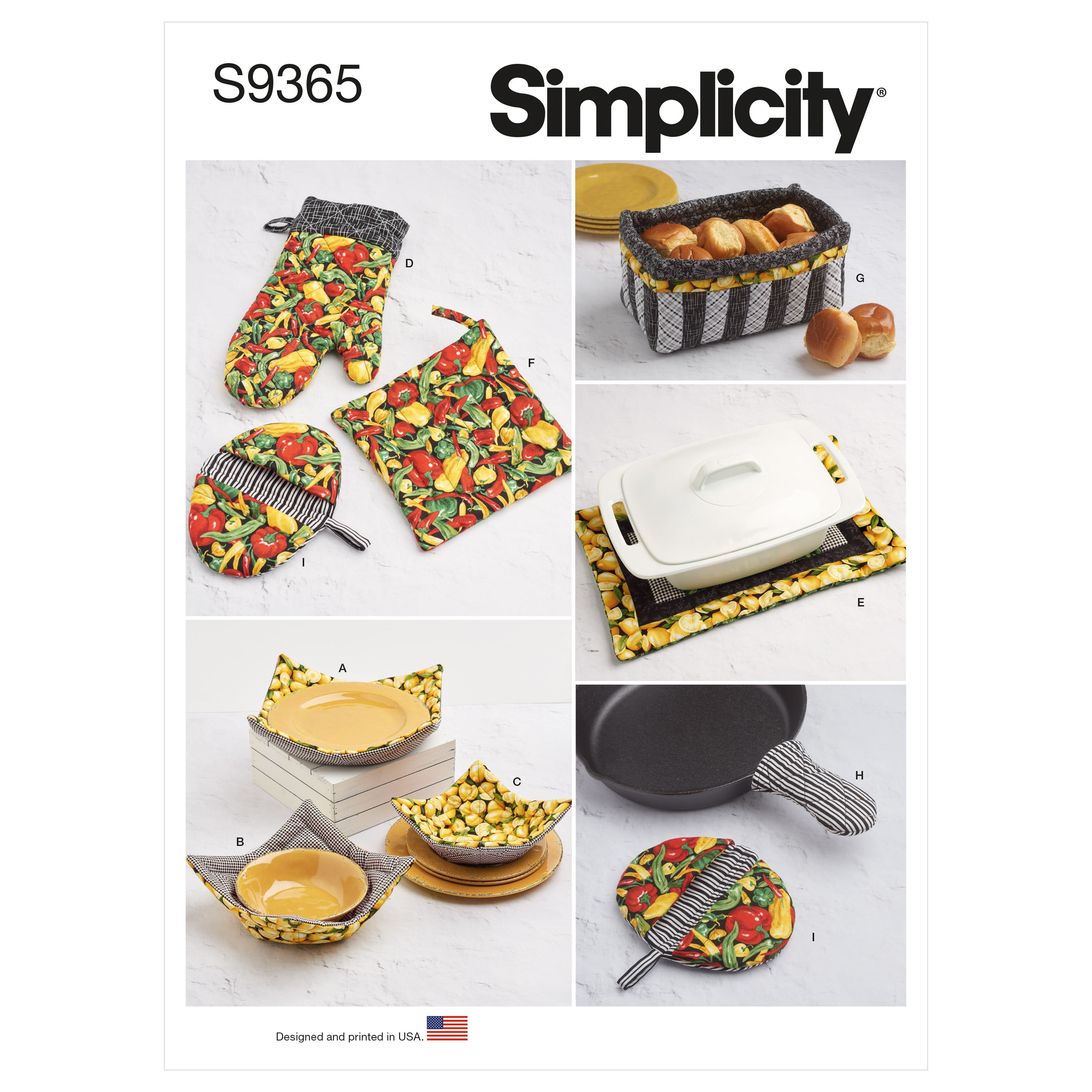 Simplicity Paper Sewing Pattern 9365 - Walmart.com
