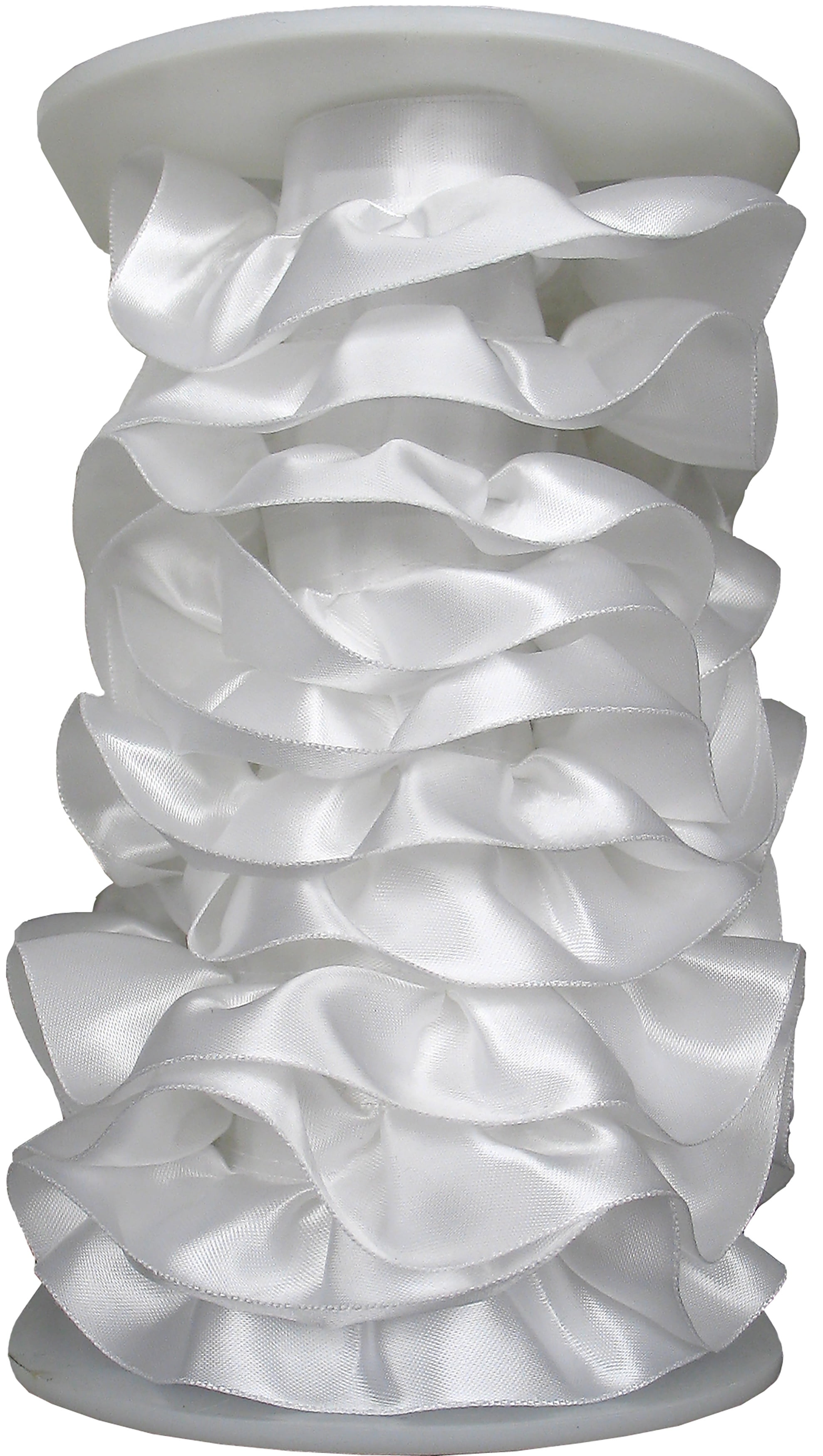 1 7/8 White Ruffled Blanket Binding Trim by the Yard – Quilting