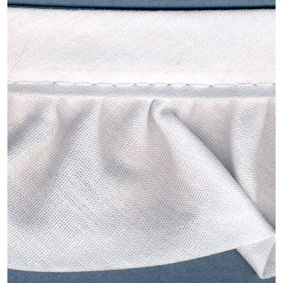 Wright Products Ruffled Quilt Binding 2" Wide 15 Yards-White