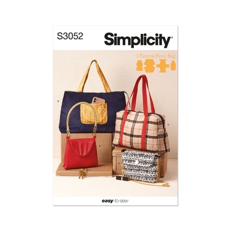 Simplicity Paper Sewing Pattern 3052 - Bags