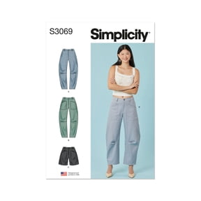 Simplicity Sewing Pattern 3069 - Misses' Pants and Shorts, Size: D5 (4-6-8-10-12)