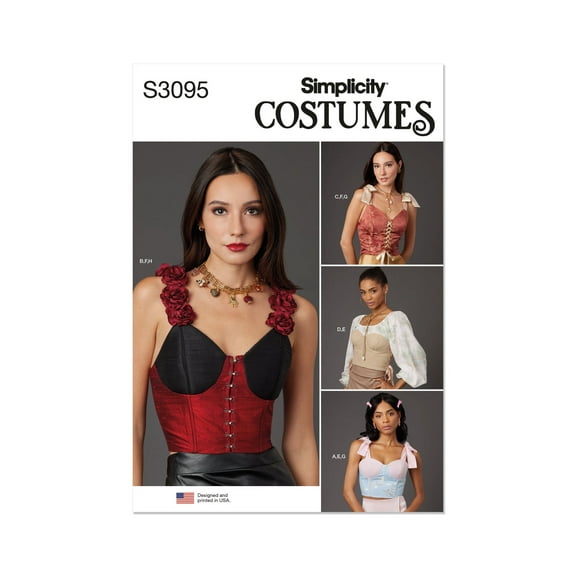 Simplicity Sewing Pattern 3095 - Design Your Own Corset, Size: Y5 (18-20-22-24-26)