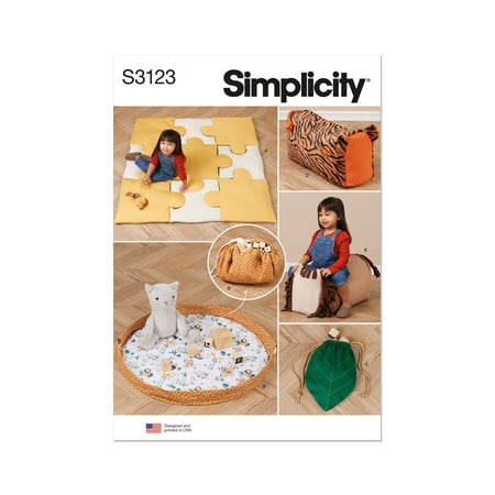 Simplicity Sewing Pattern 3123 - Playroom Accessories, Size: OS (One Size)