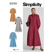 Simplicity Sewing Pattern 3193 - Dresses for Women - F6 14-16-18-20-22-24 - Intermediate