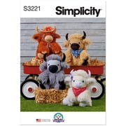 Simplicity Paper Sewing Pattern 3221 - Toys