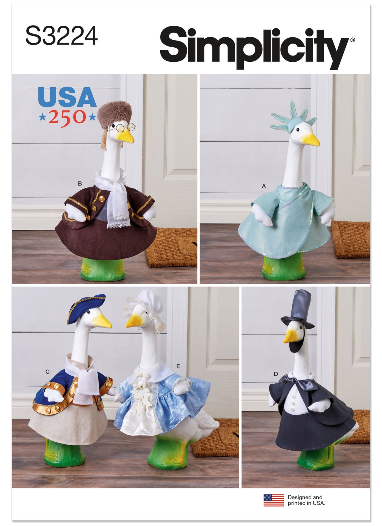 Simplicity Paper Sewing Pattern 3224 - Toys - Walmart.com