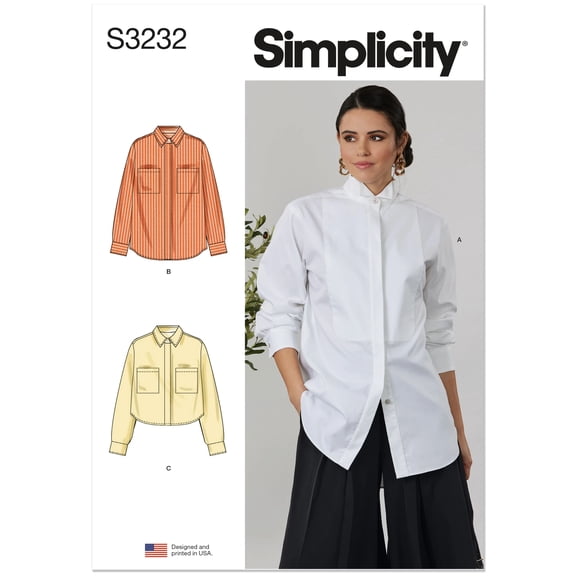 Simplicity Sewing Pattern 3232 - Misses' Reversible Cobbler Apron and Hat, Size: A(XS-XXL)