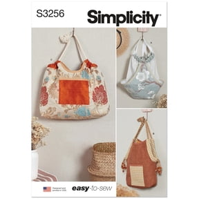 Simplicity Sewing Pattern 3256 - Backpack and Drawstring Bags, Size: OS(One Size)