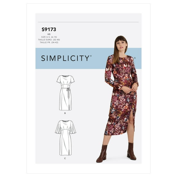 Simplicity Sewing Pattern 9173 Dress