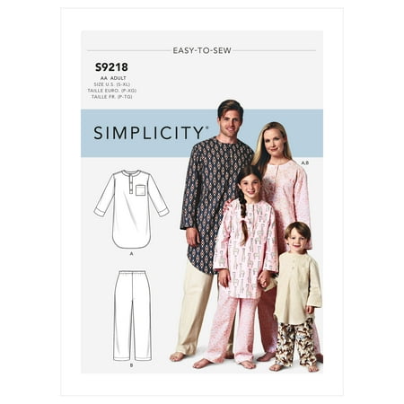Simplicity Sewing Pattern 9218 Pyjamas