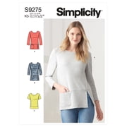 Simplicity Sewing Pattern 9275 - Tops for Women - K5 8-10-12-14-16 - Easy