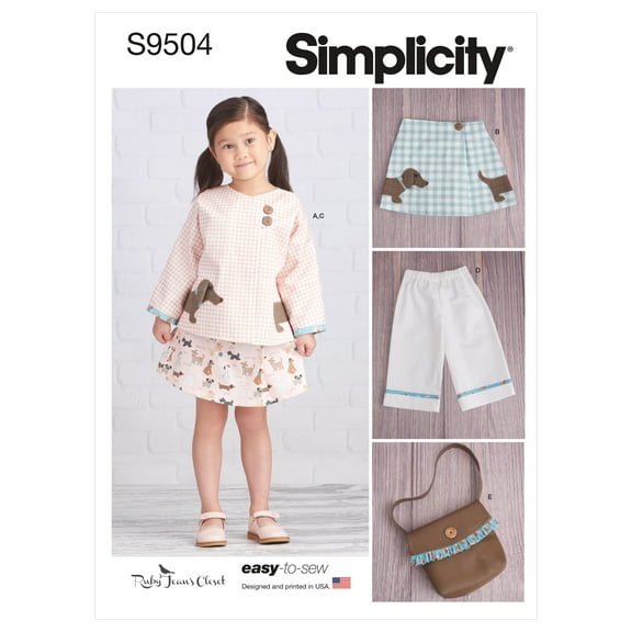 Simplicity Sewing Pattern 9504 Trousers, Skirts, Jackets, Bags