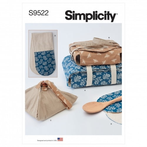 Simplicity Sewing Pattern 9522 Accessories OS (One Size Only)