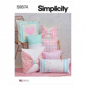 Simplicity Sewing Pattern 9574 Cushions OS (One Size Only)