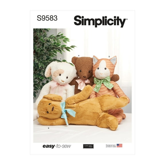 Simplicity Sewing Pattern 9583 Toys OS (One Size Only)