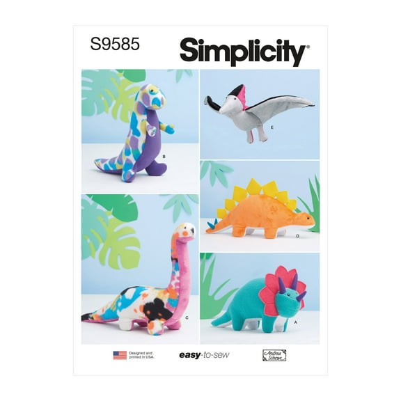 Simplicity Sewing Pattern 9585 Toys OS (One Size Only)
