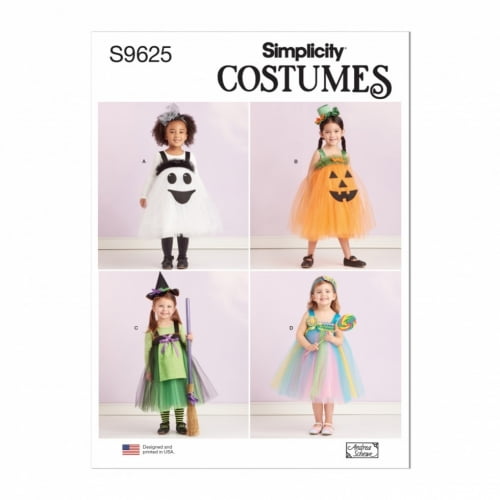 Simplicity Sewing Pattern 9625 Costumes A (1/2-1-2-3-4)