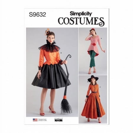 Simplicity Sewing Pattern 9632 Costumes H5 (6-8-10-12-14)