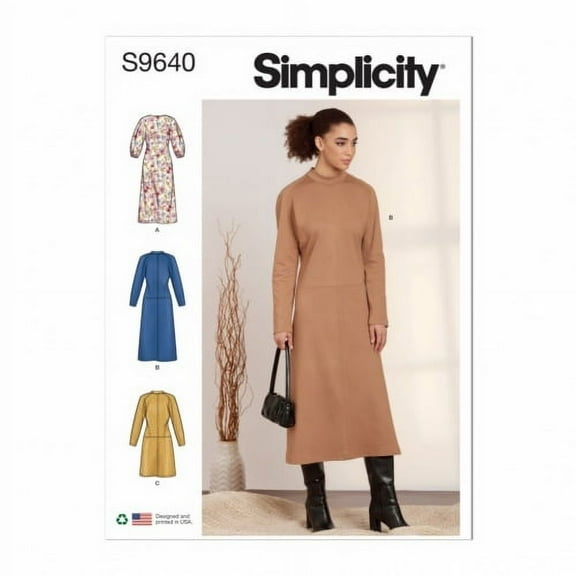 Simplicity Sewing Pattern 9640 Dresses R5 (14-16-18-20-22)