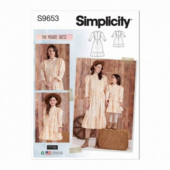 Simplicity Sewing Pattern 9653 Dresses A (3 - 8 / XS-XL)