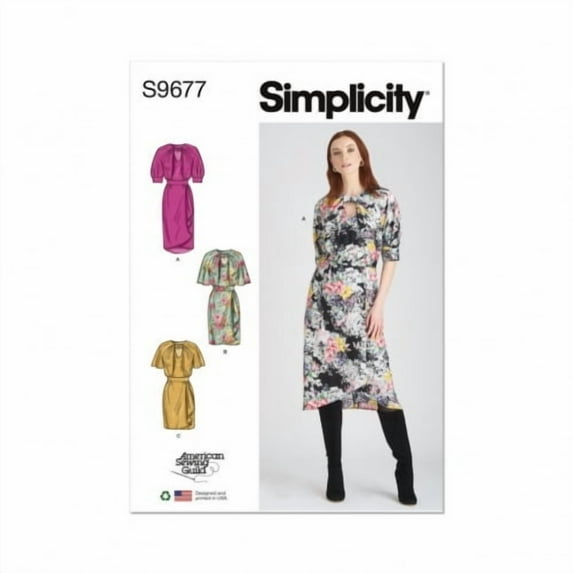 Simplicity Sewing Pattern 9677 Women H5 (6-8-10-12-14)