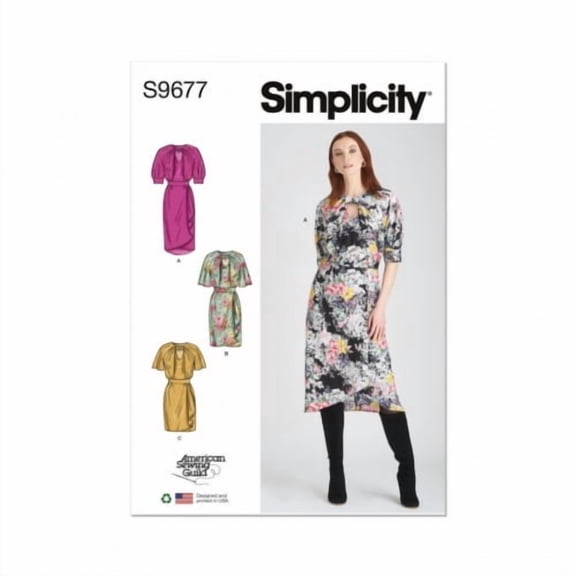Simplicity Sewing Pattern 9677 Women H5 (6-8-10-12-14)