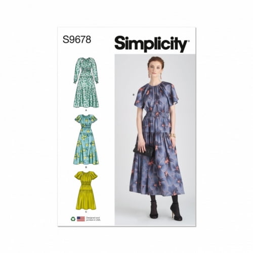 Simplicity Sewing Pattern 9678 Women K5 (8-10-12-14-16)